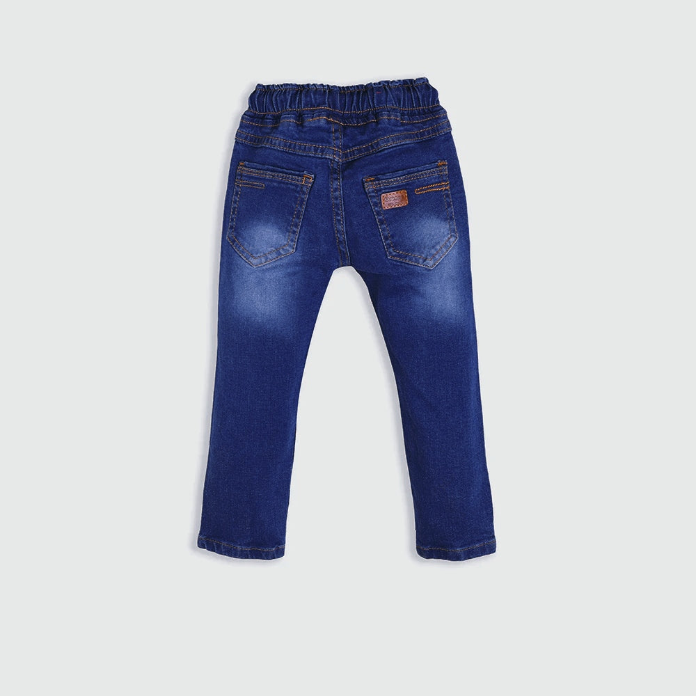 ROUND ELASTIC DENIM PANT