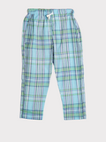 CHECKED COTTON TROUSER