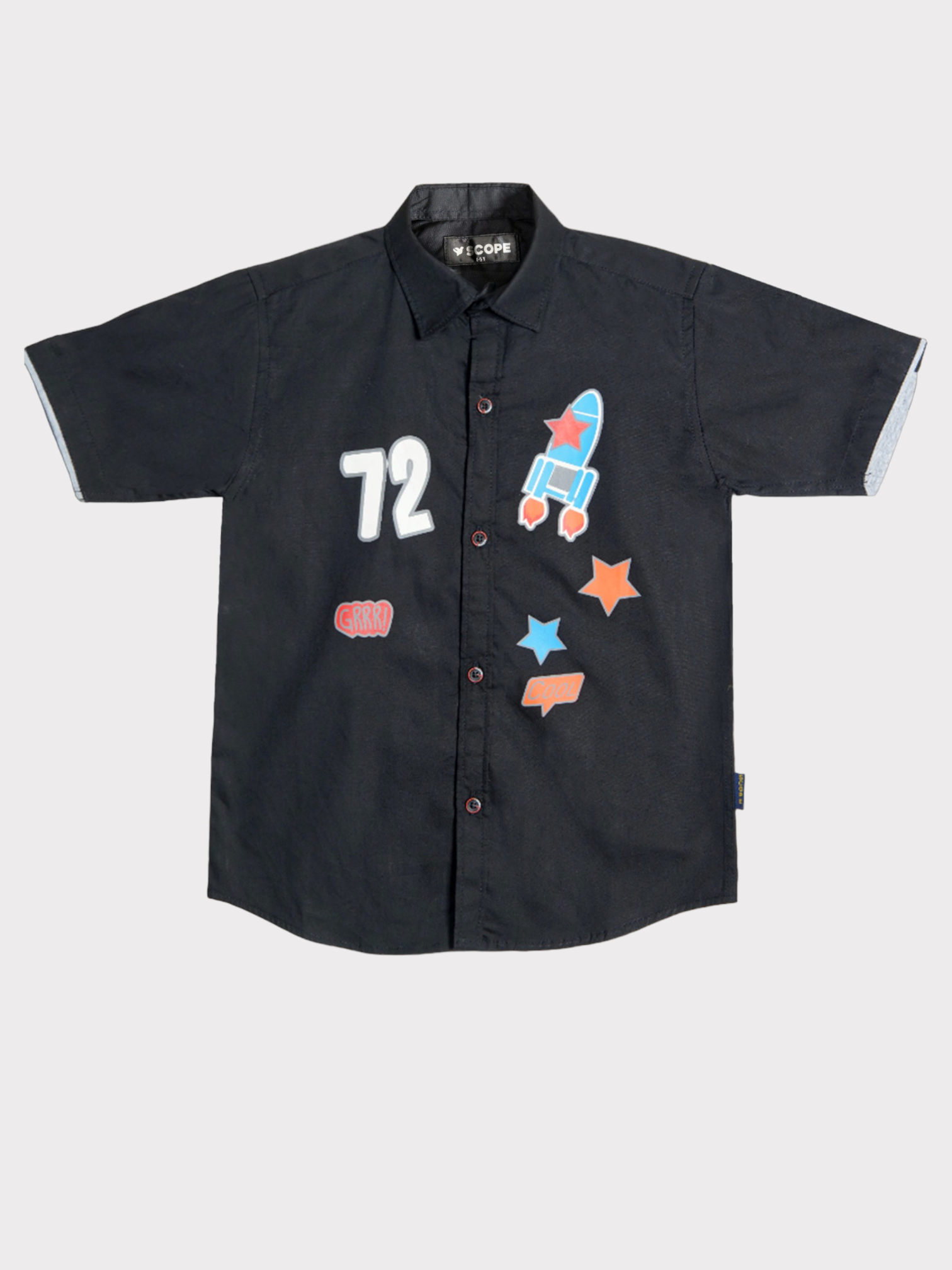 BLACK ROCKET GRAPHIC SHIRT