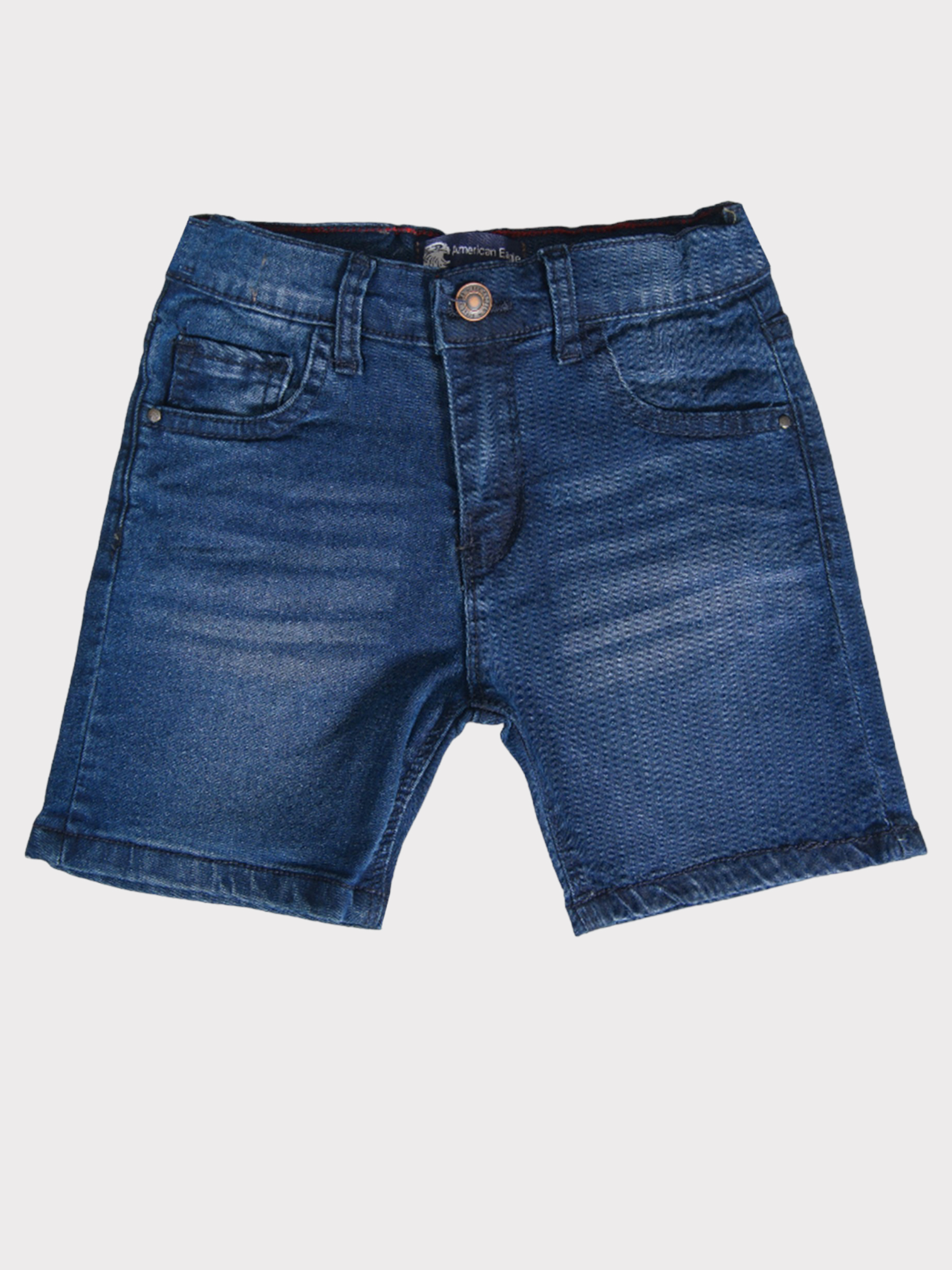BLUE FADED JEANS SHORT