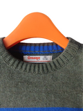 GREEN MULTI SWEATER
