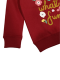 GLITTER GRAPHIC SWEATSHIRT