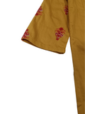 MUSTARD EMBROIDERED KURTI