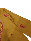 MUSTARD EMBROIDERED KURTI