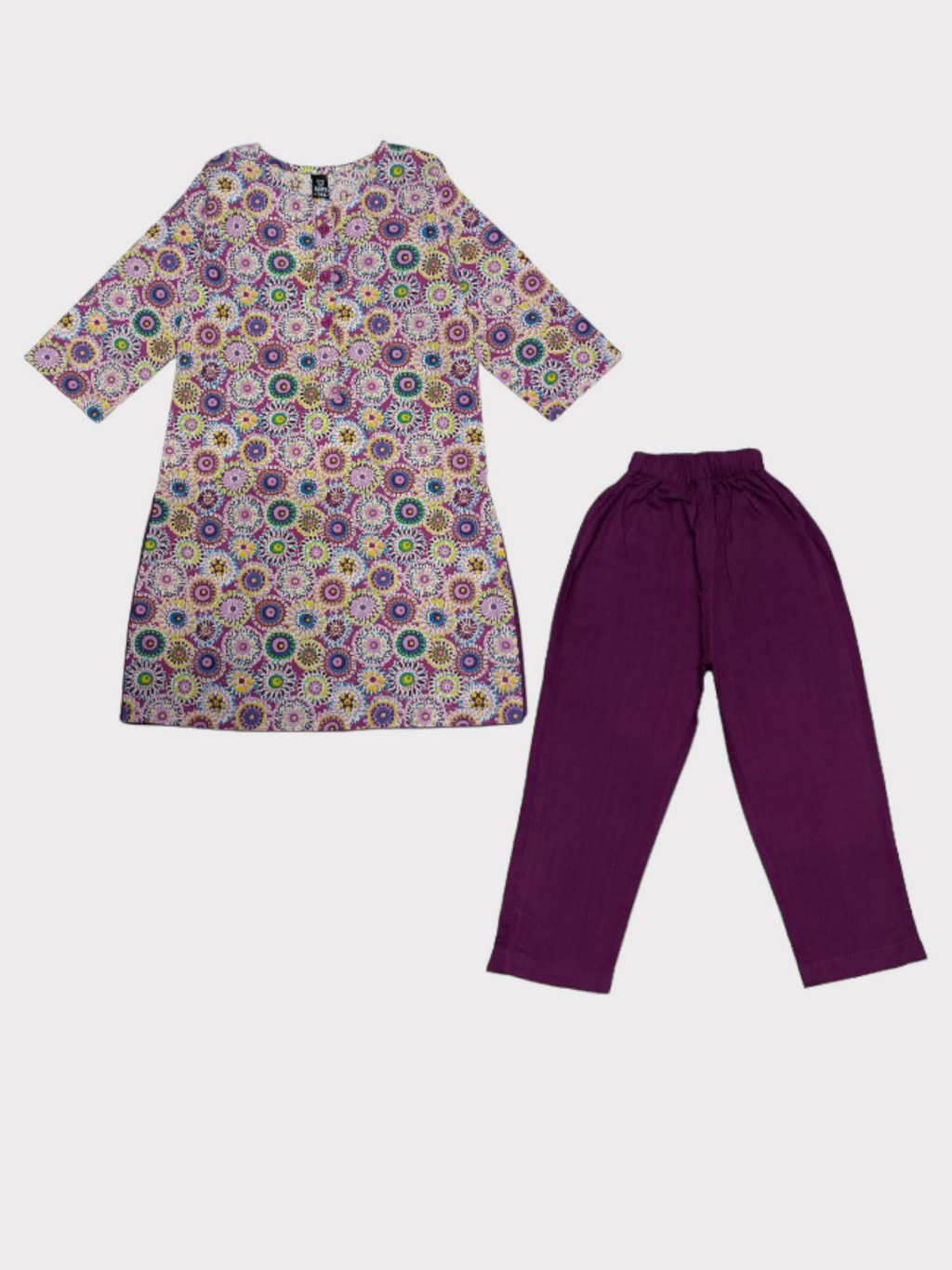 FLORAL PRINTED 2 PIECE SUIT