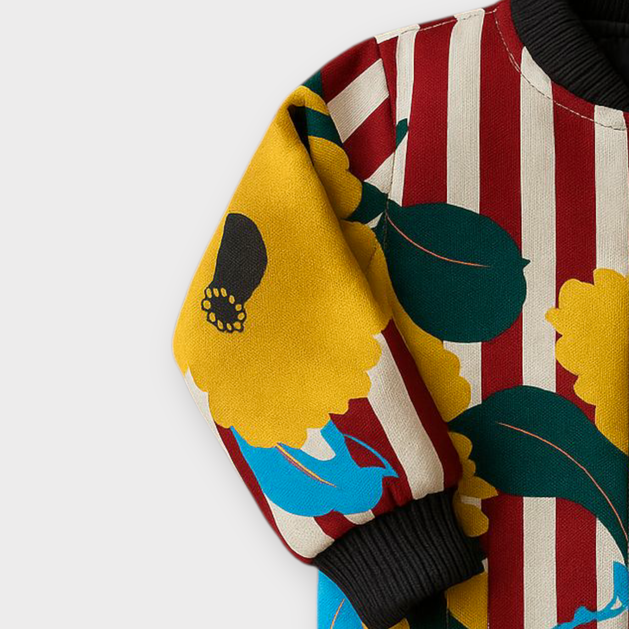 MULTI PRINTED BOMBER JACKET