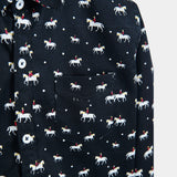 HORSE PRINTED CASUAL SHIRT