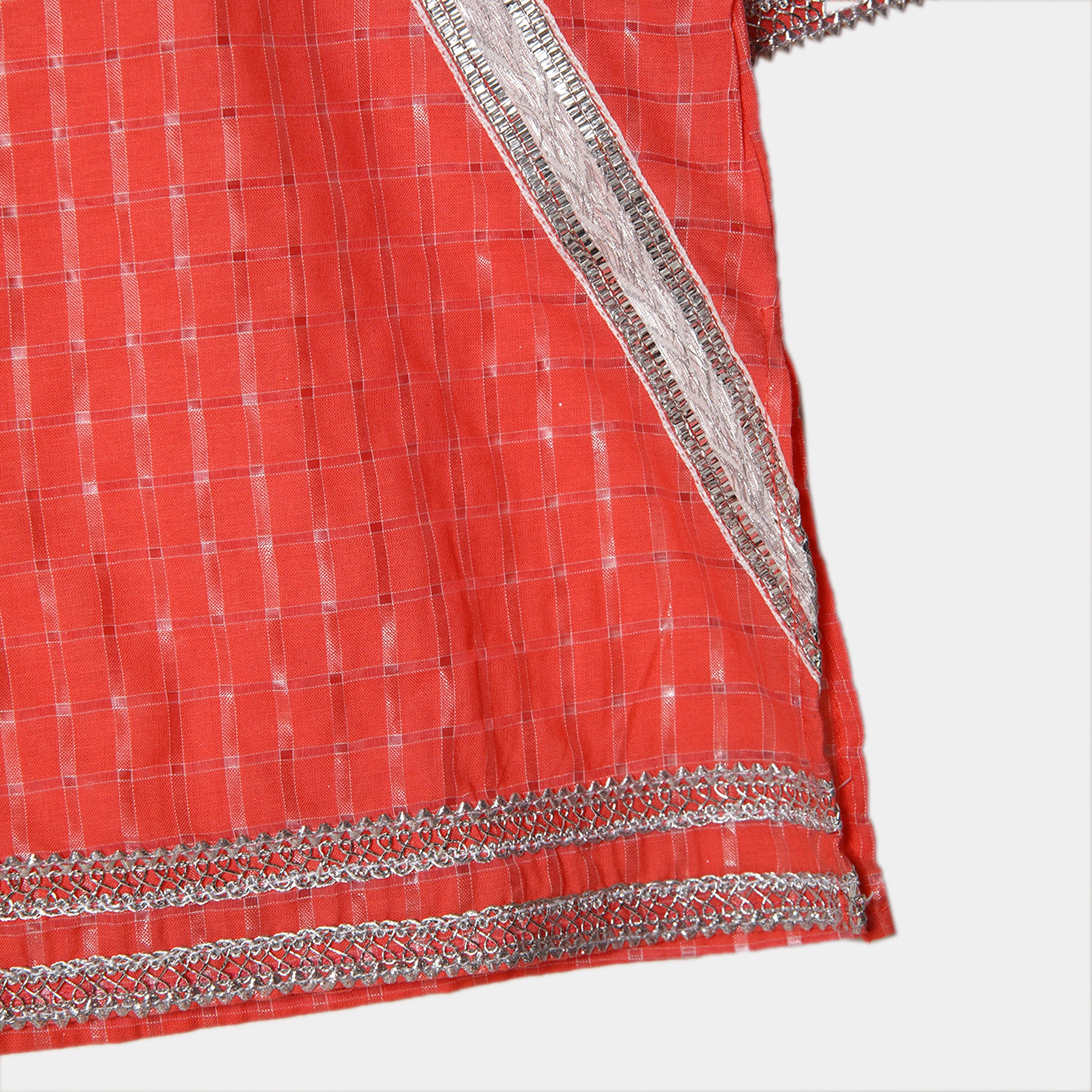 CORAL GLITTER STYLISH KURTI