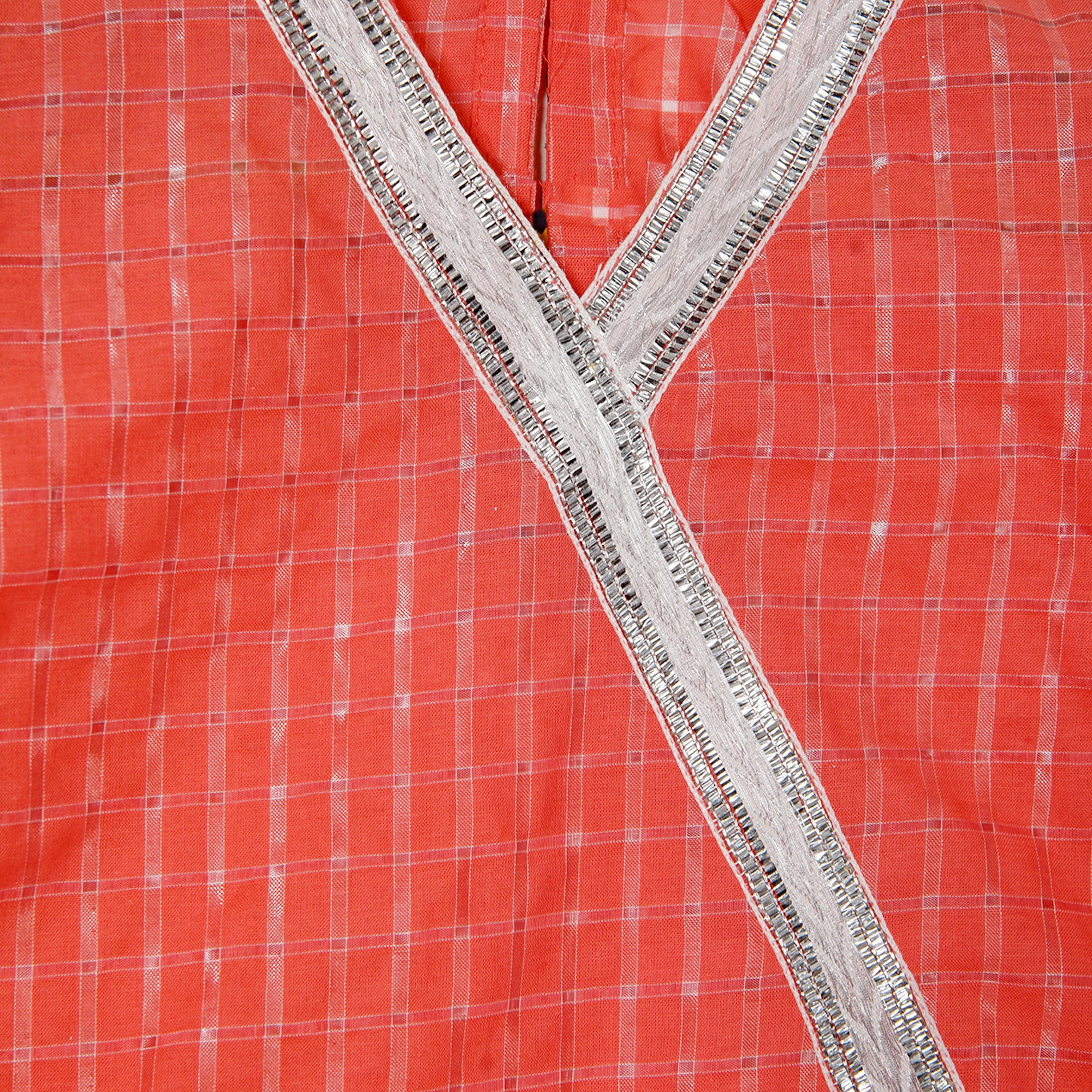 CORAL GLITTER STYLISH KURTI