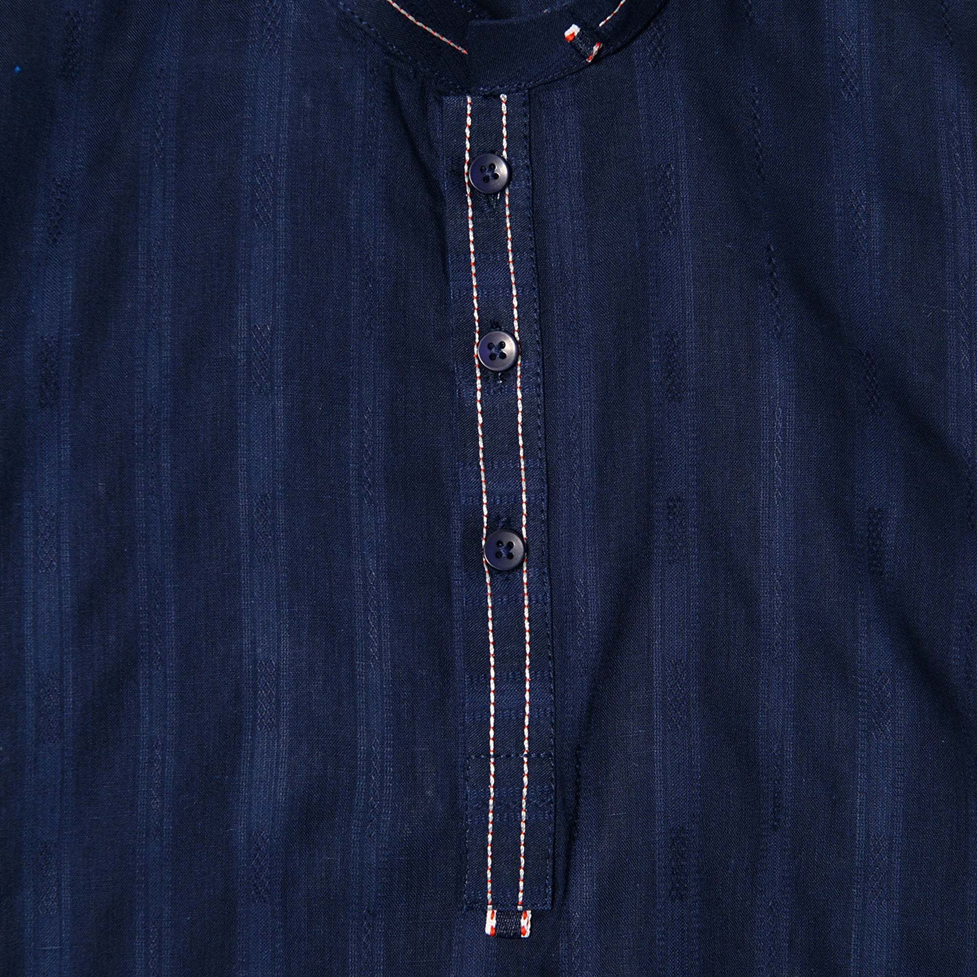 NAVY EMBROIDERED KURTA