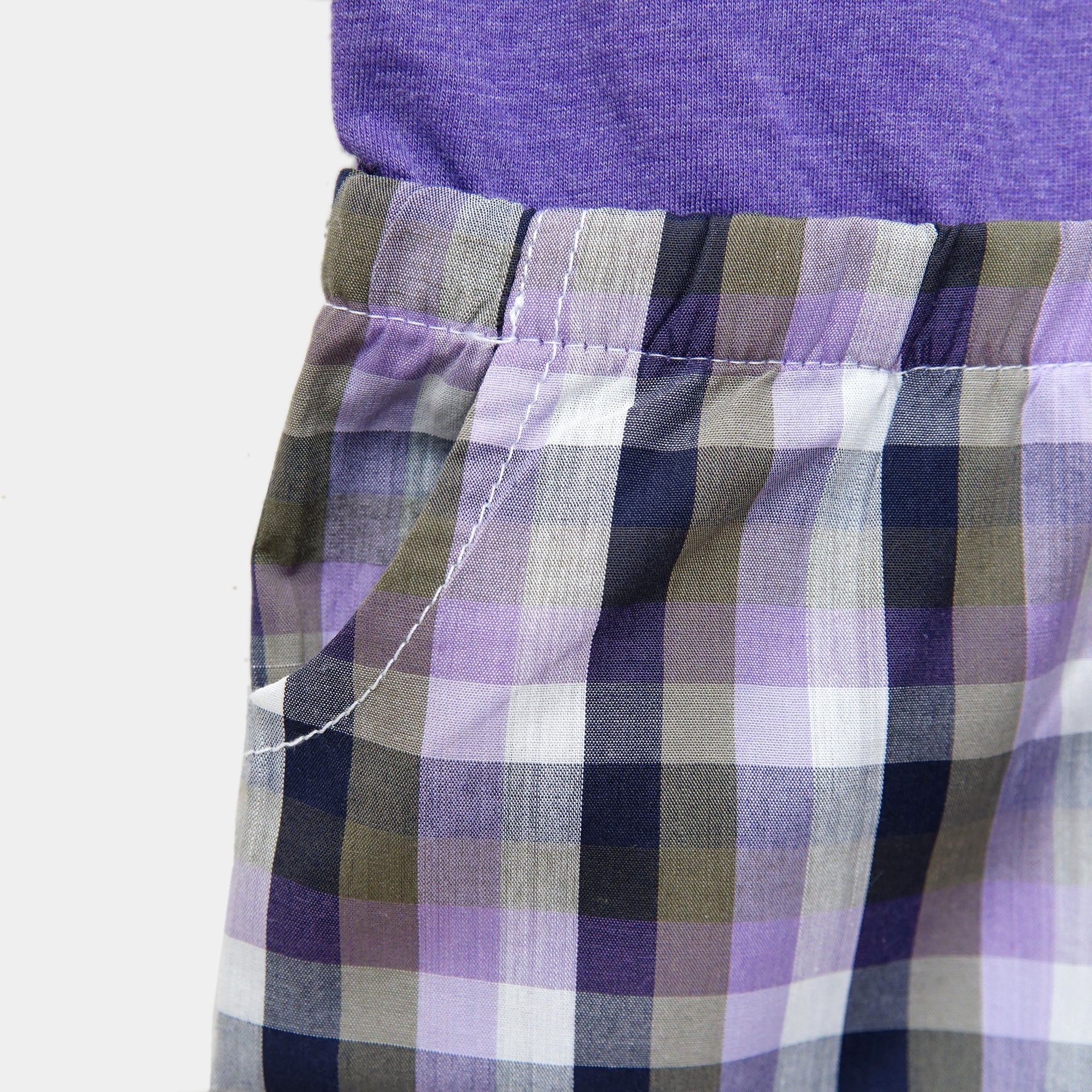 PURPLE PRINTED ROMPER