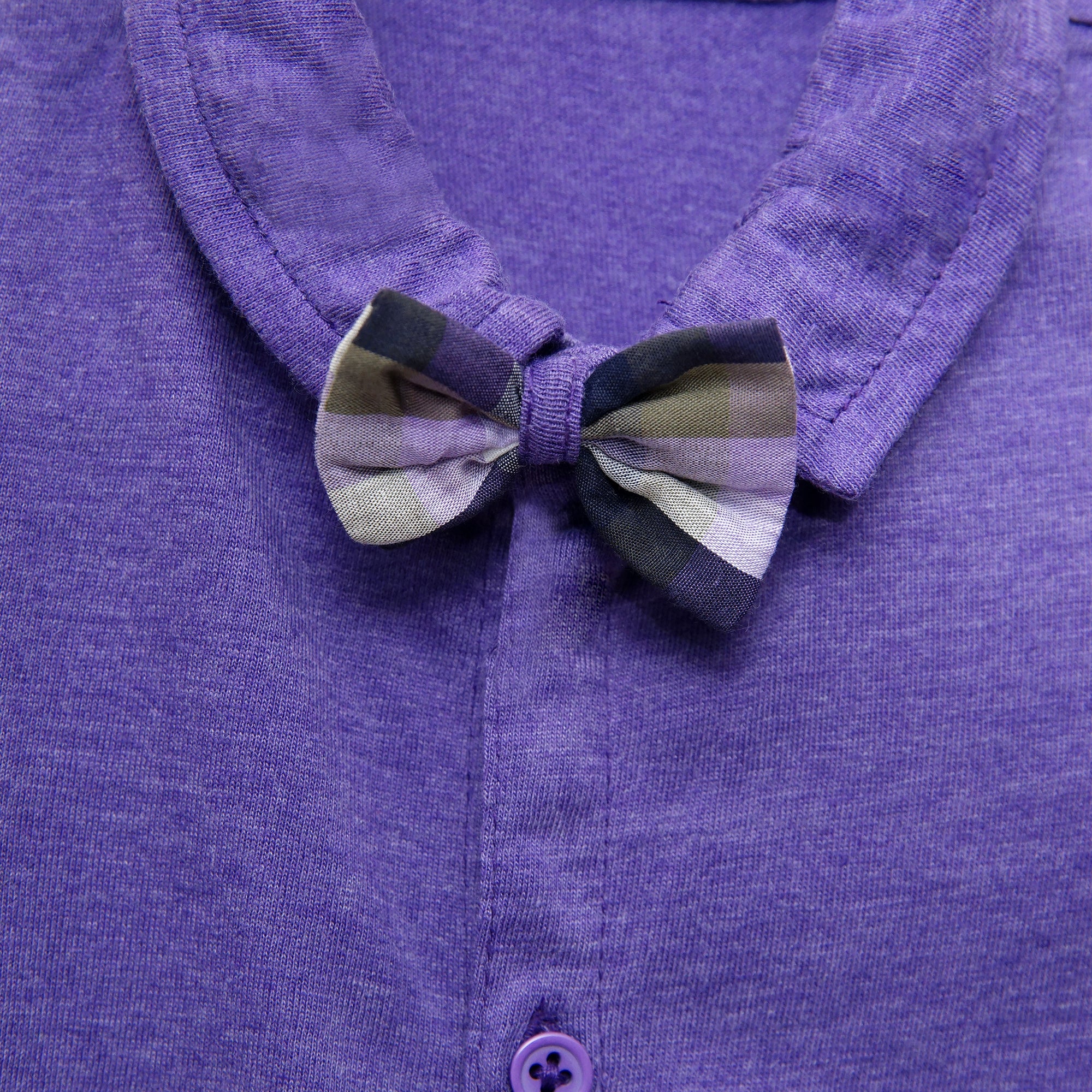 PURPLE PRINTED ROMPER