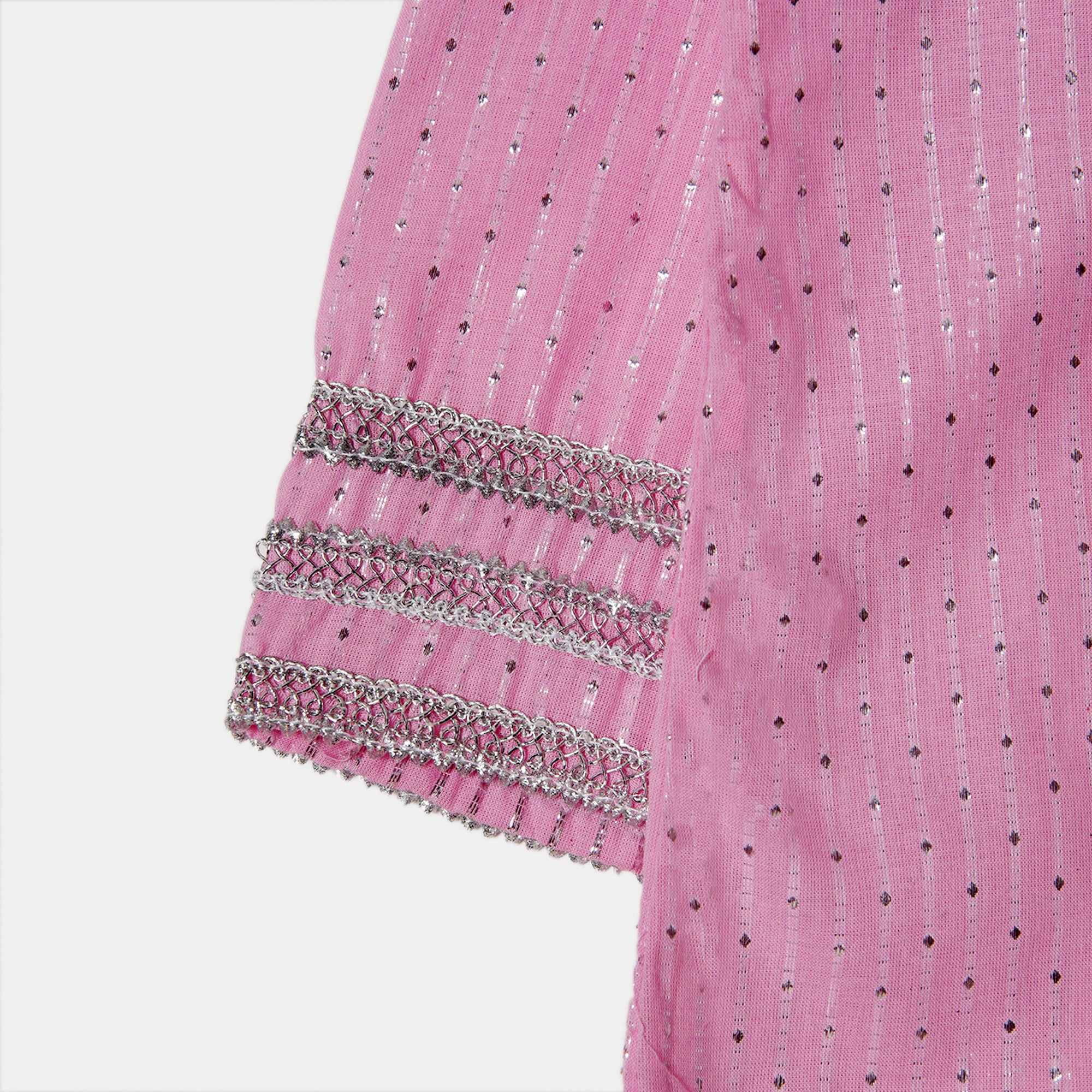 PINK GLITTER STYLISH KURTI