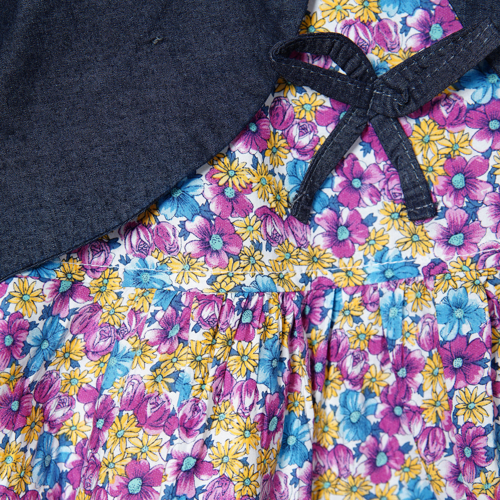 PRINTED KURTI WITH SHRUG