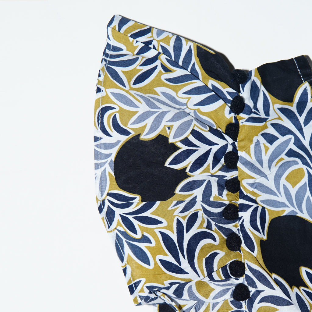 BLACK MULTI PRINTED FLORAL KURTI