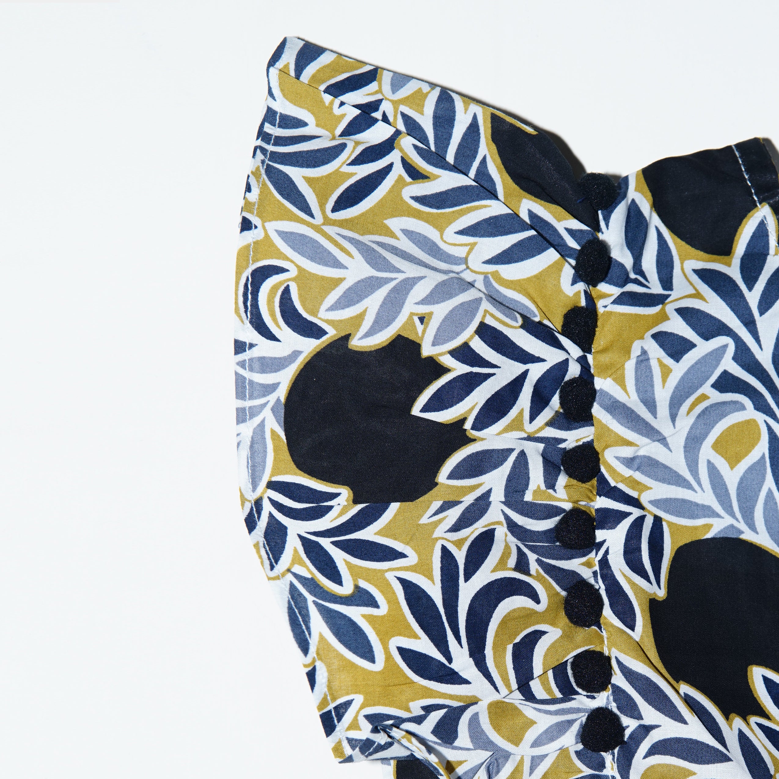 BLACK MULTI PRINTED FLORAL KURTI