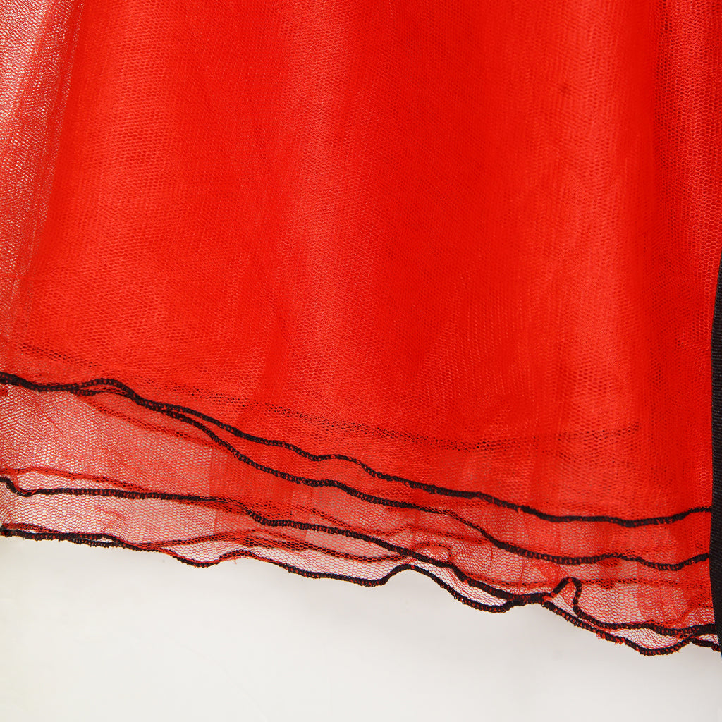 ملٹی اسٹائلش 4 لیئر رفل ڈریس