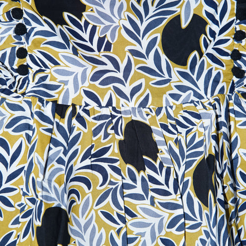 BLACK MULTI PRINTED FLORAL KURTI