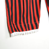 سرخی مائل سیاہ پرنٹ شدہ جمپ سوٹ