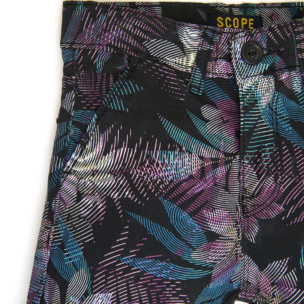 سیاہ پرنٹ شدہ مختصر