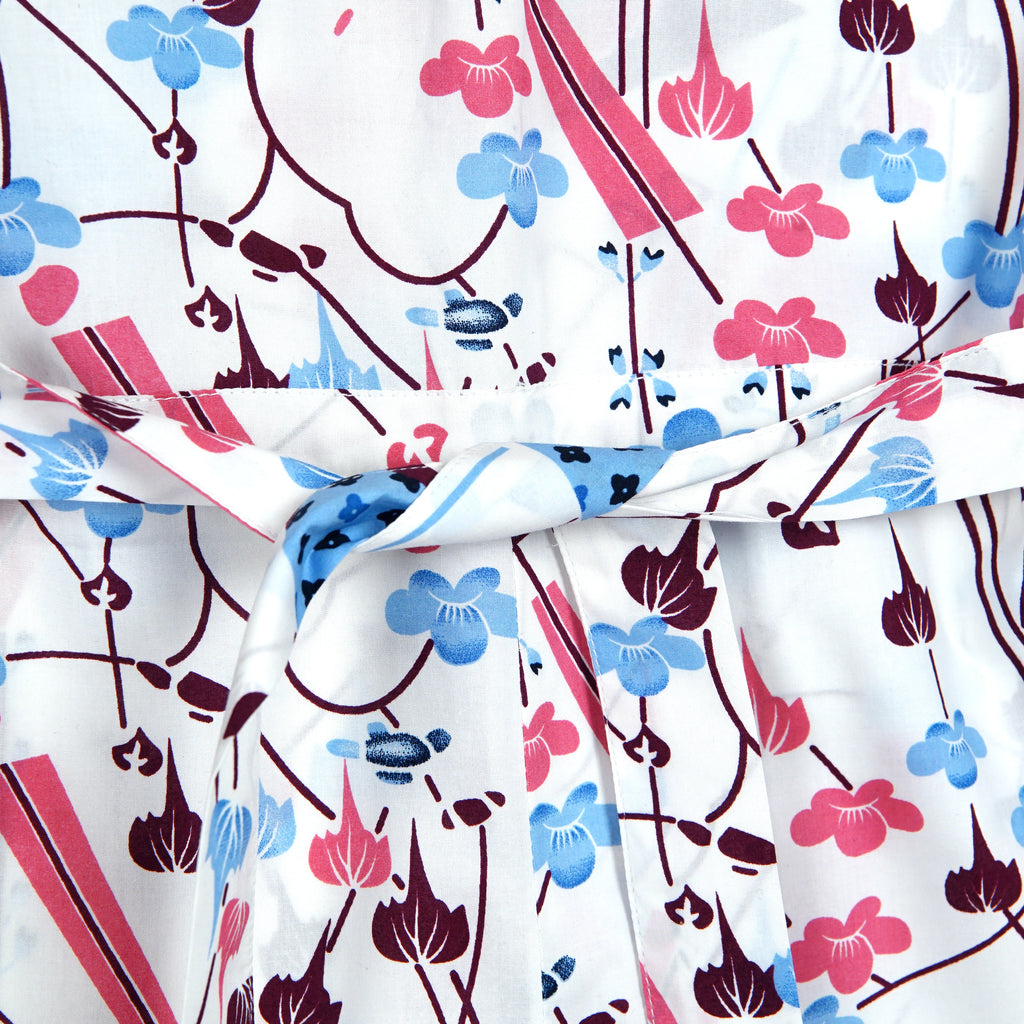 WHITE PRINTED JUMPSUIT