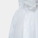 WHITE BIG BOW NET FROCK