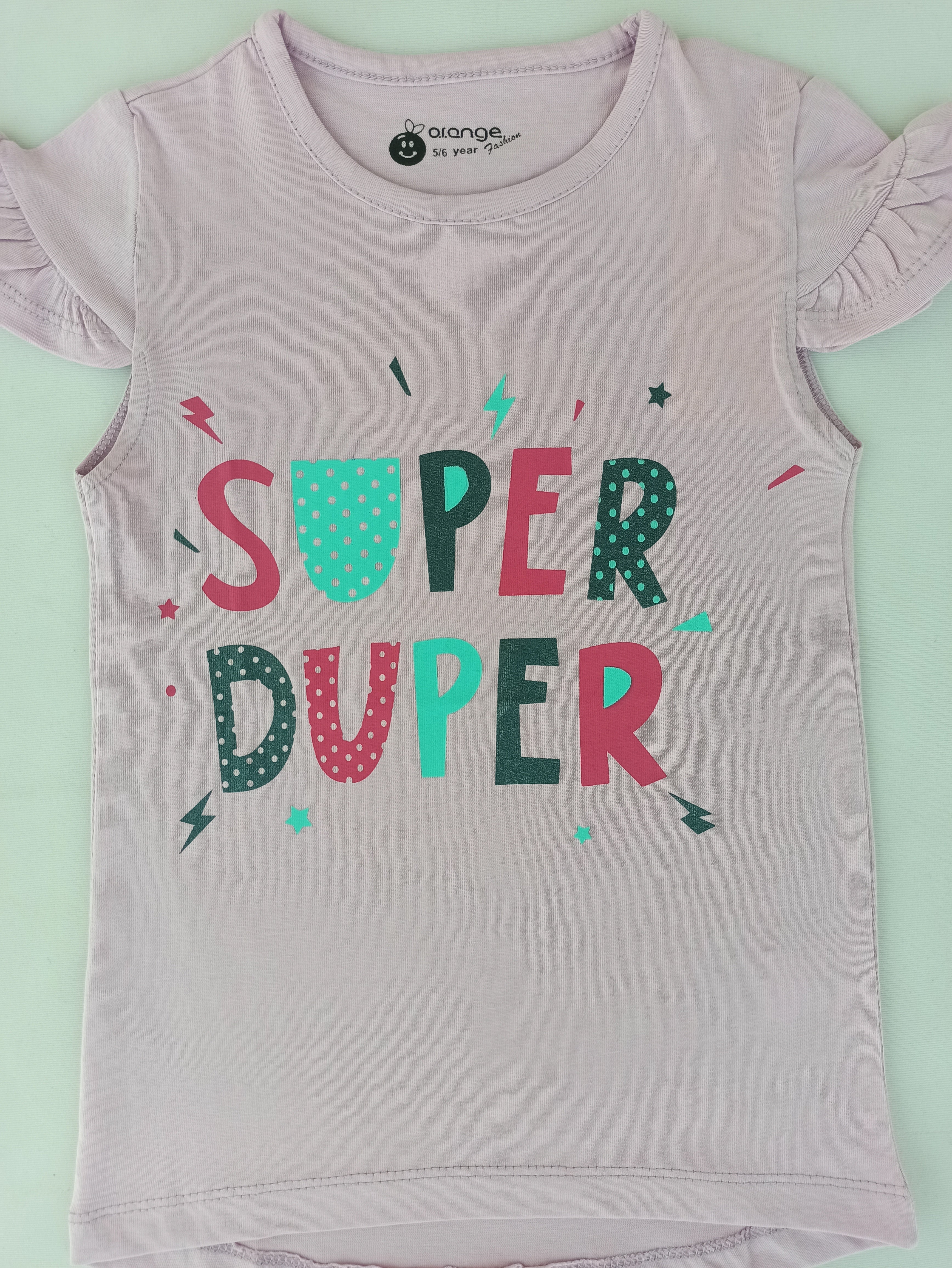 ORANGE SUPER DUPER GRAPHIC T-SHIRT