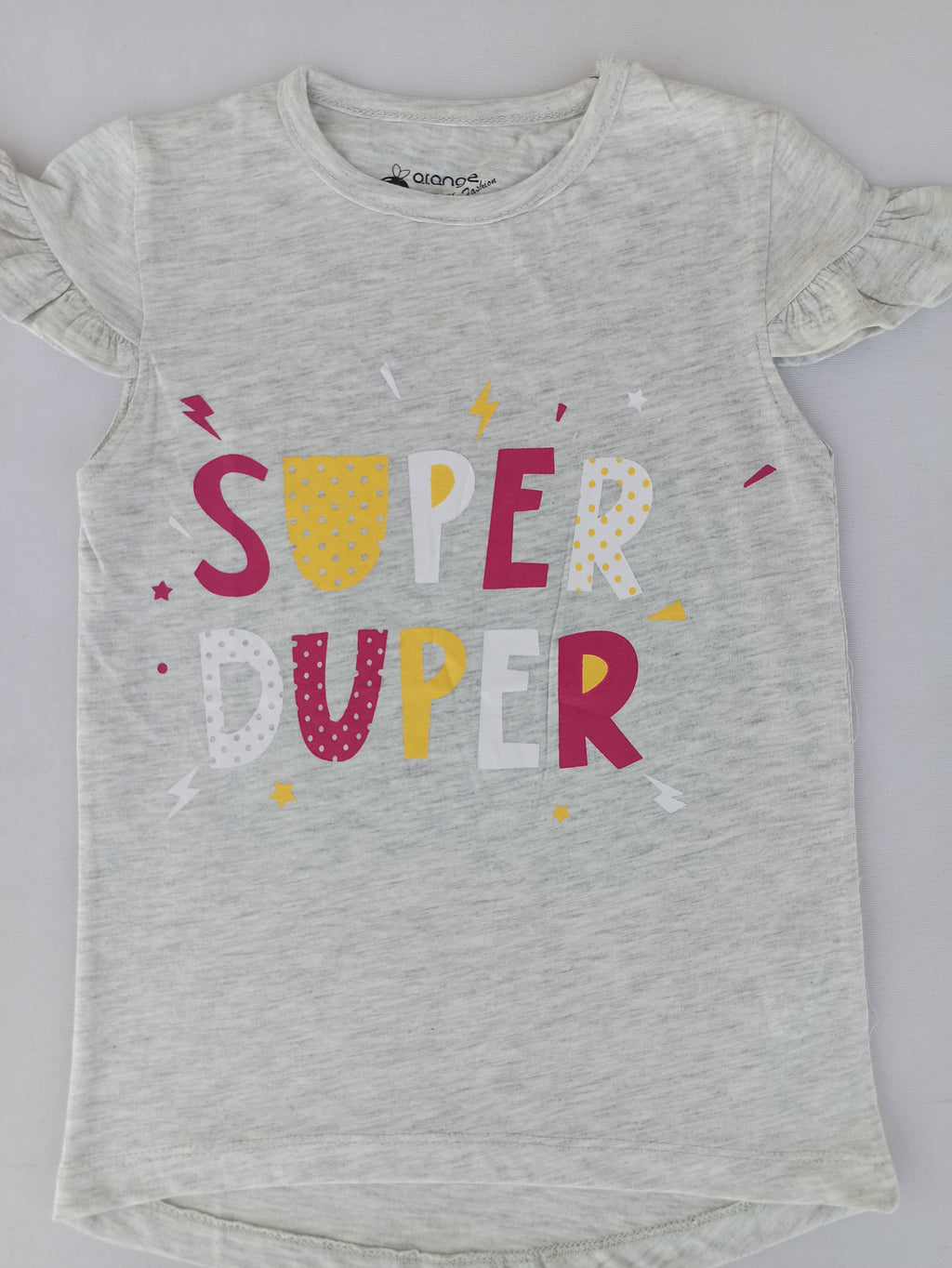 ORANGE SUPER DUPER GRAPHIC T-SHIRT