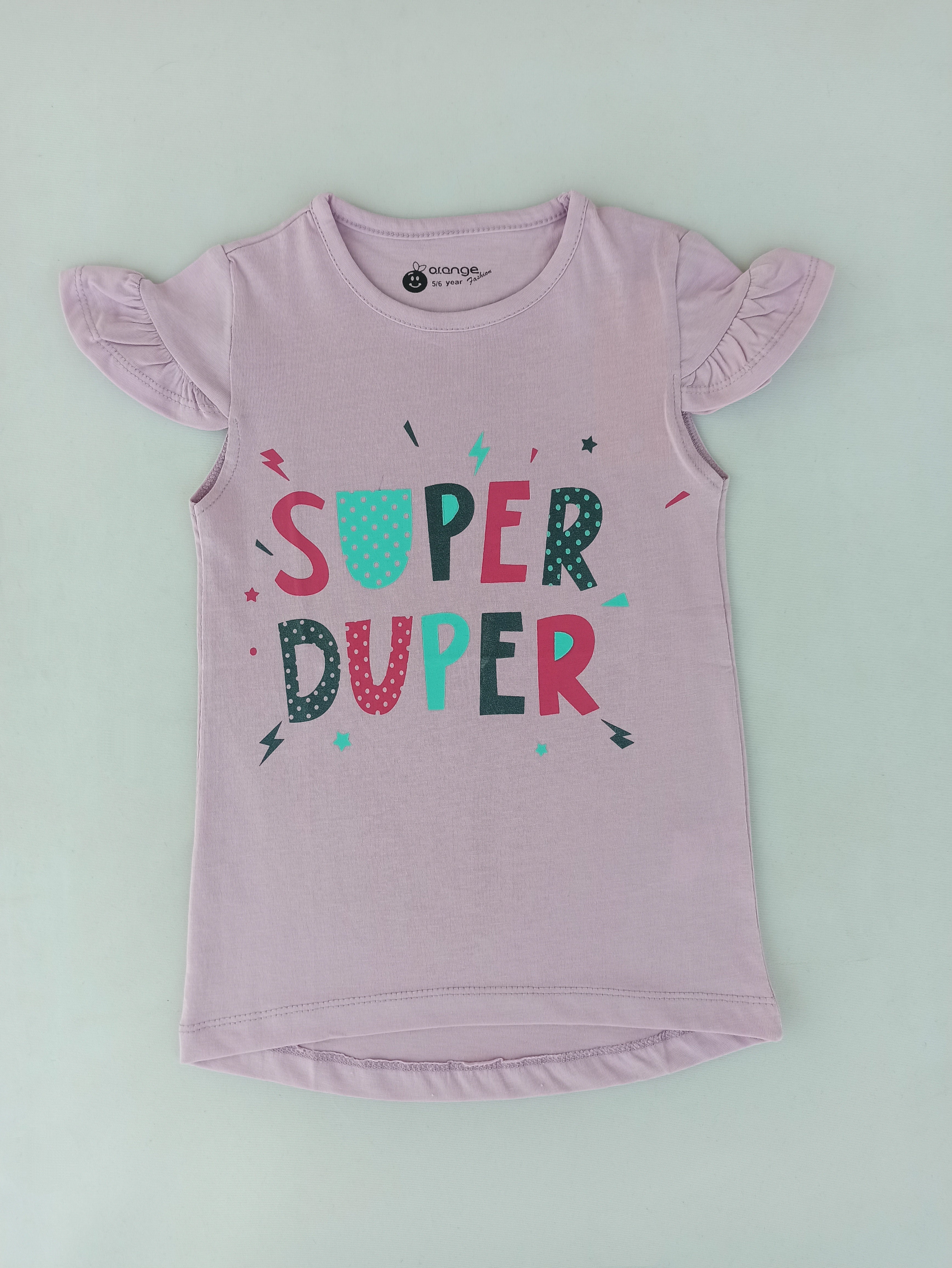 ORANGE SUPER DUPER GRAPHIC T-SHIRT