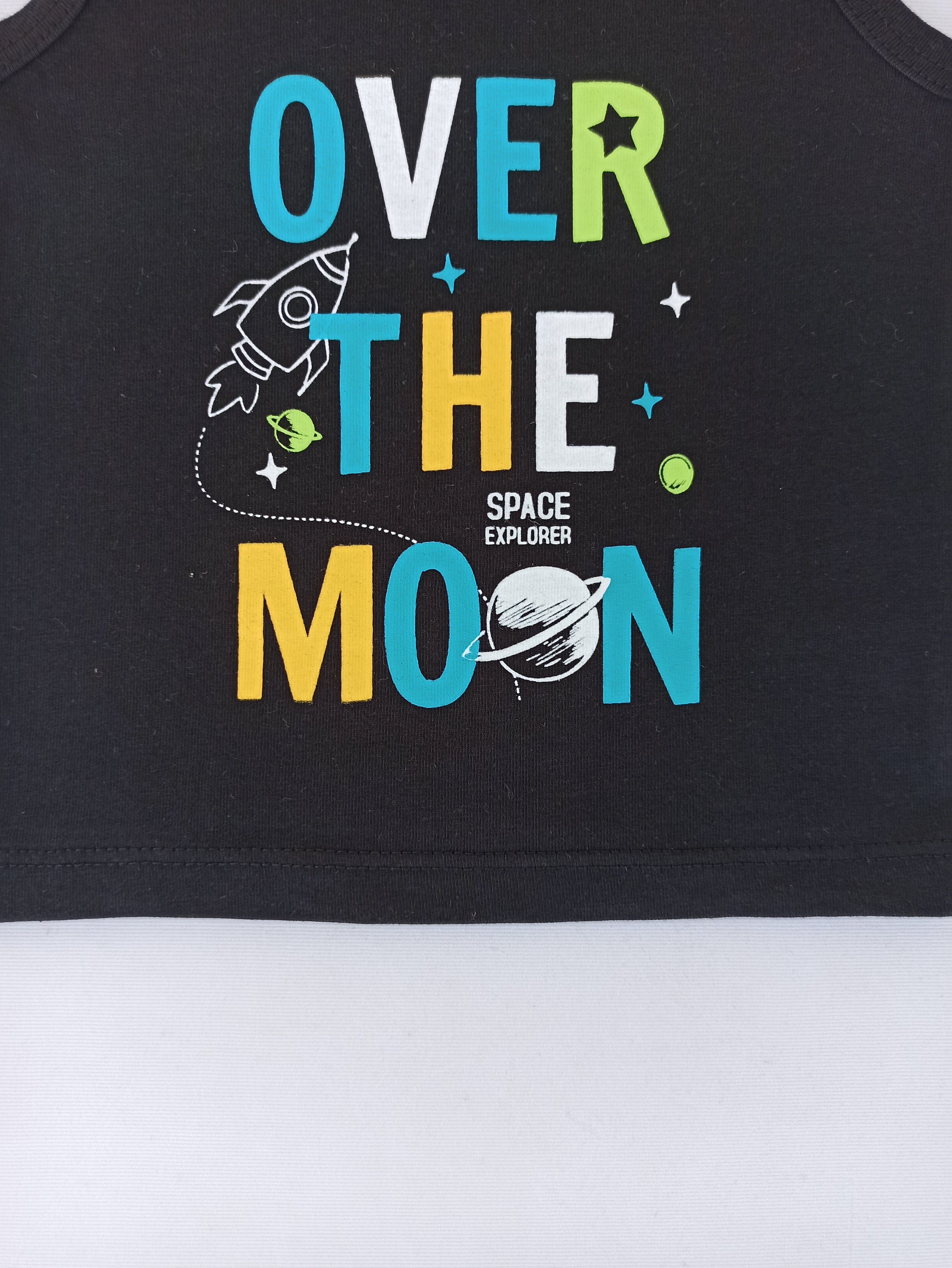 MINNIE MINORS OVER THE MOON GRAPHIC SLEEVELESS T-SHIRT