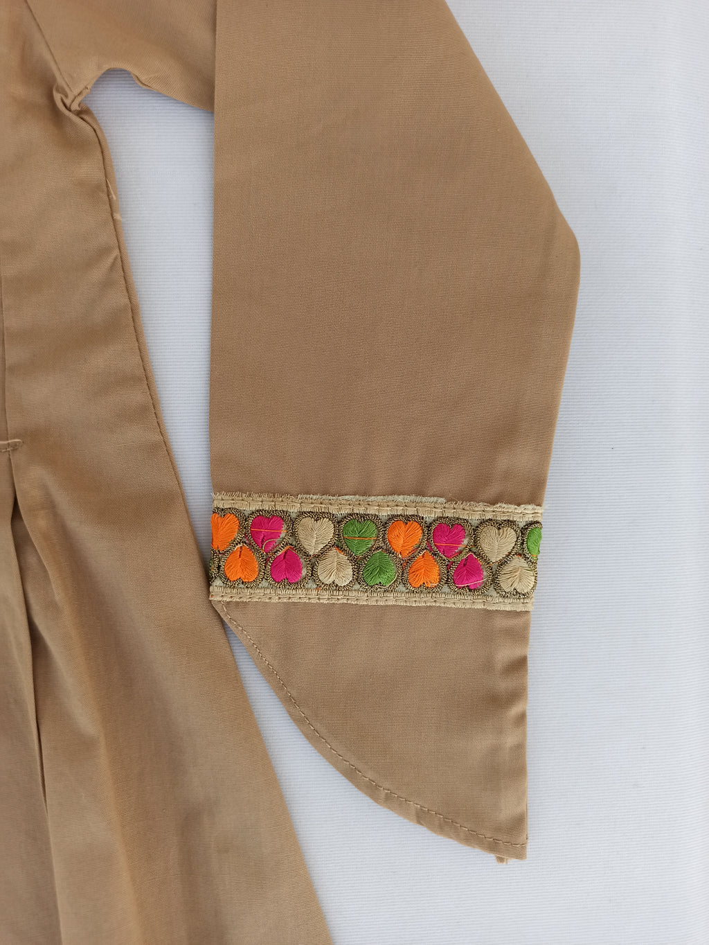 LIGHT SKIN EMBROIDERED FROCK