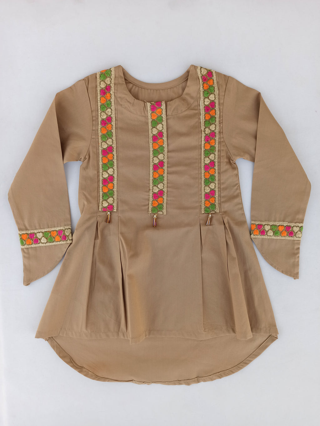 LIGHT SKIN EMBROIDERED FROCK