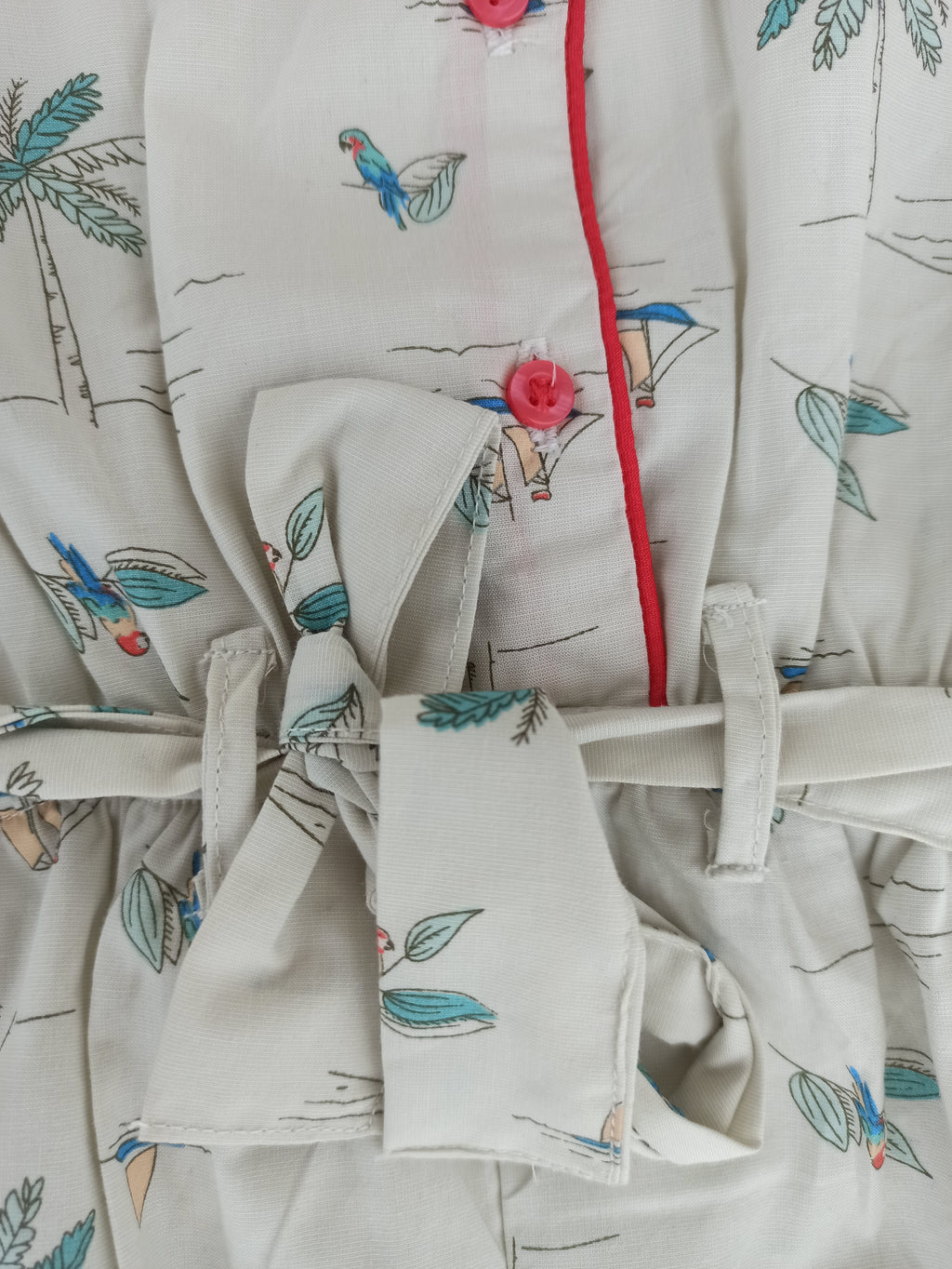 بیبی ٹاس ملٹی پرنٹڈ جمپ سوٹ