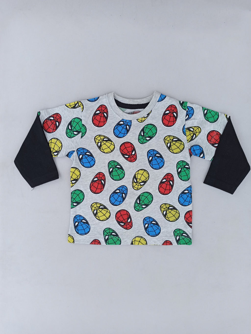 بیبی ٹاس ملٹی اسپائیڈر مین گرافک ٹی شرٹ