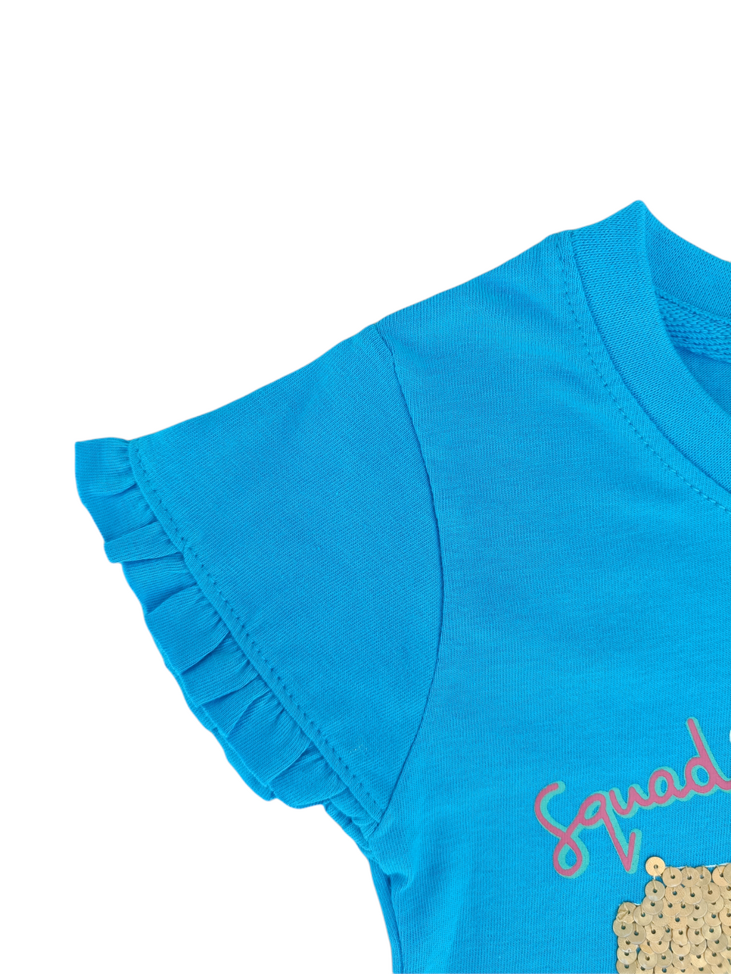 WELL LOOK GLITTER SEQUIN GRAPHIC T-SHIRT