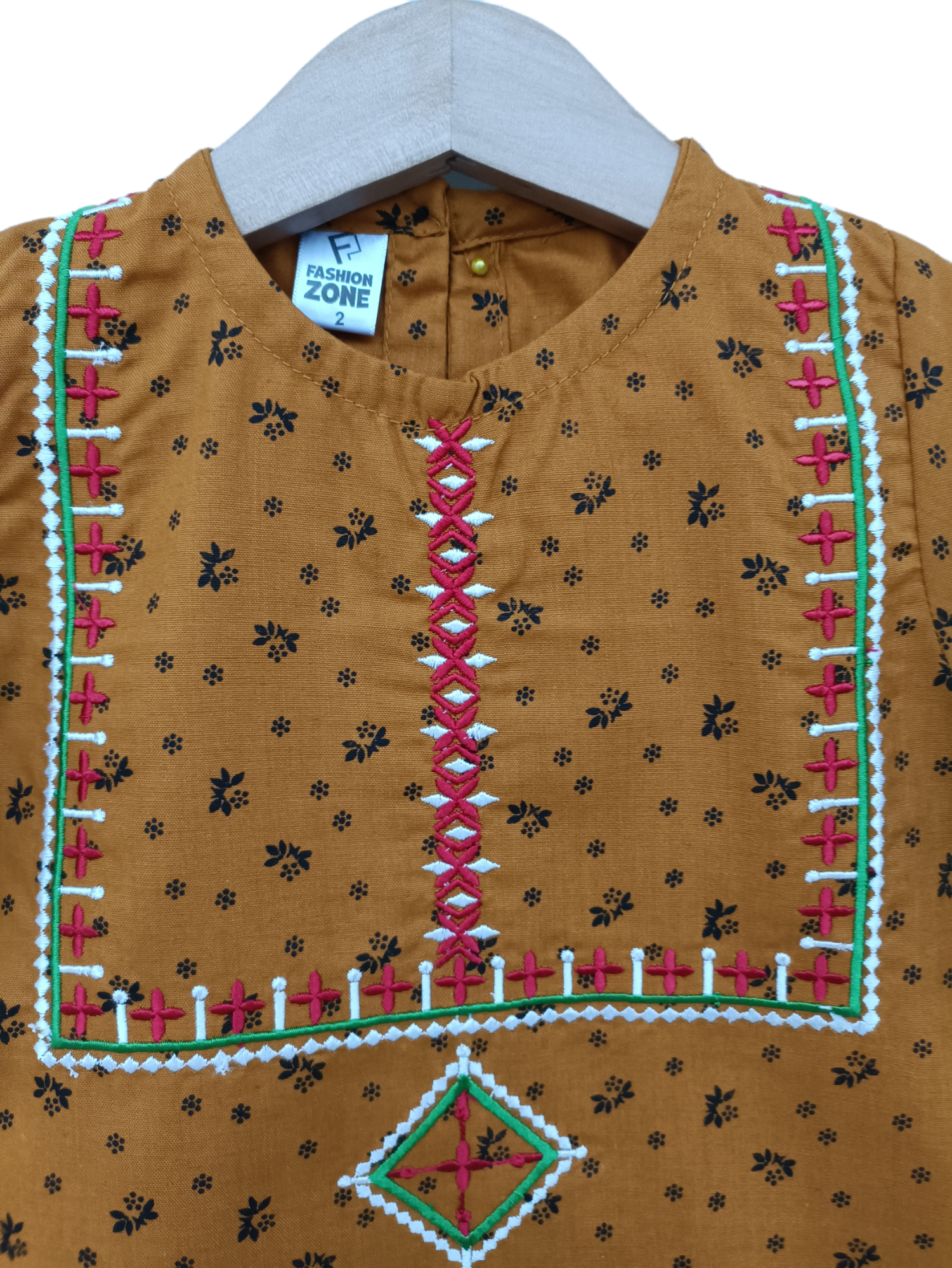 FASHION ZONE EMBROIDERED KURTI