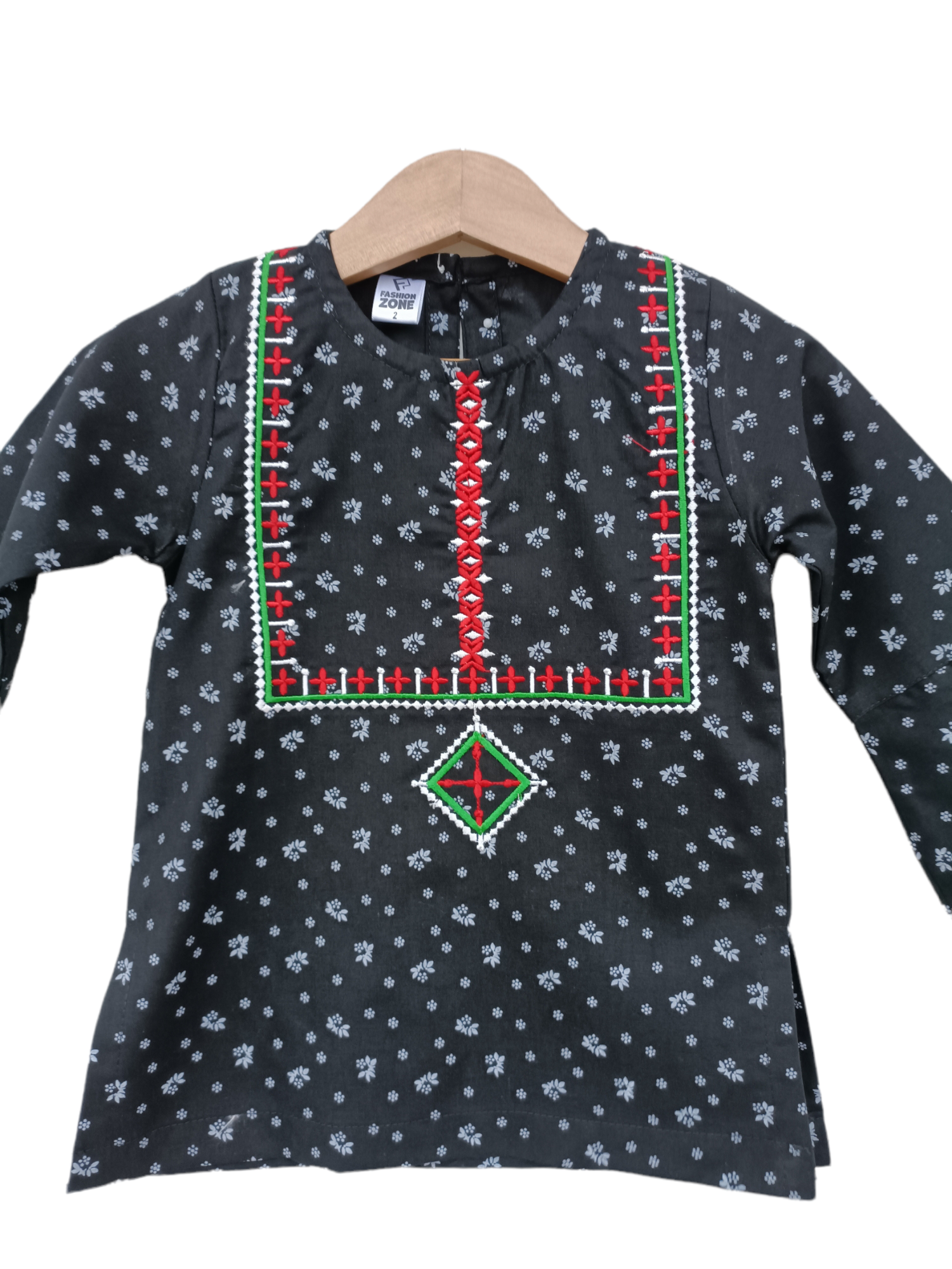 FASHION ZONE EMBROIDERED KURTI