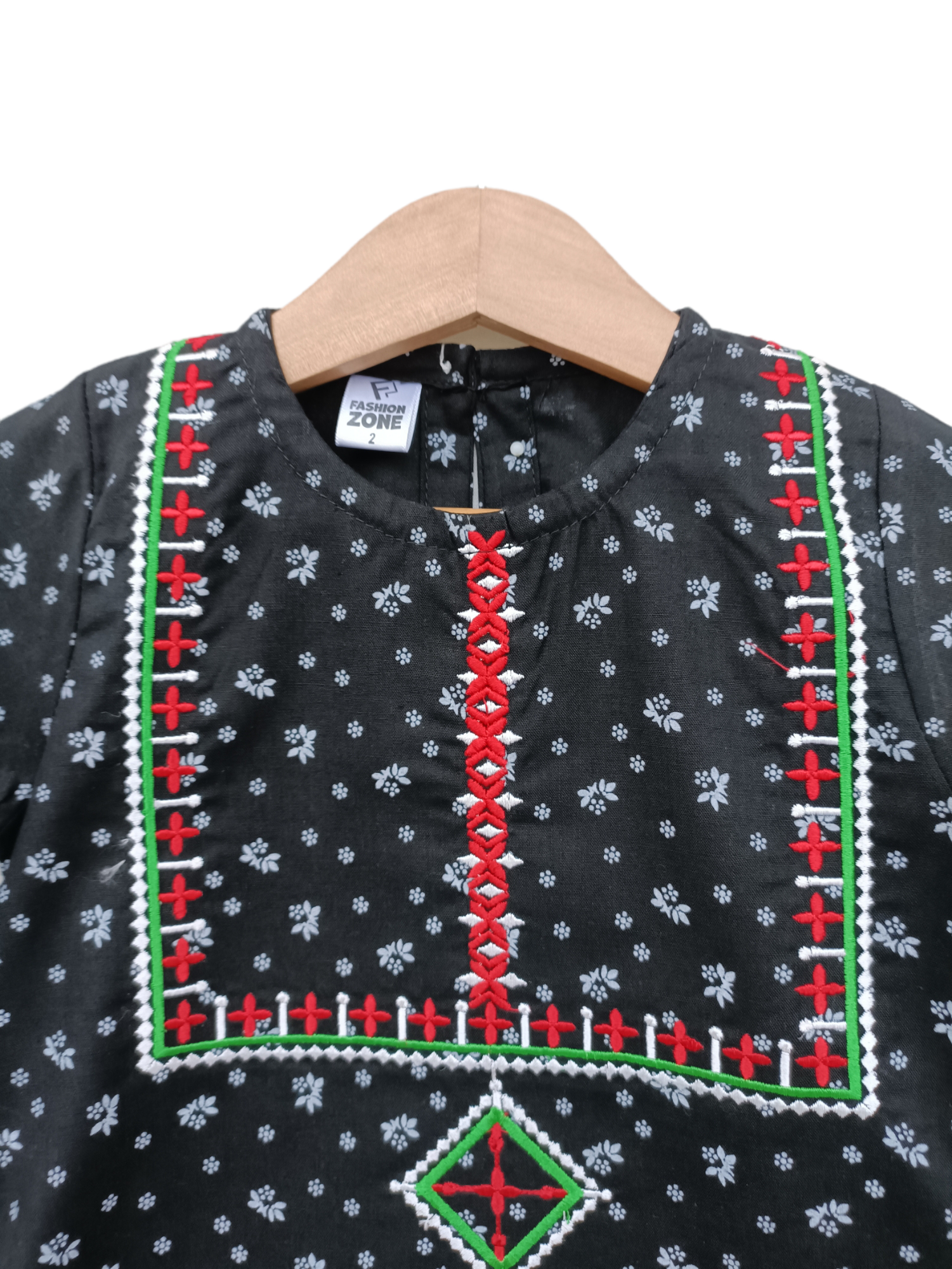 FASHION ZONE EMBROIDERED KURTI