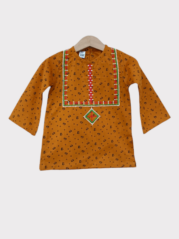 FASHION ZONE EMBROIDERED KURTI