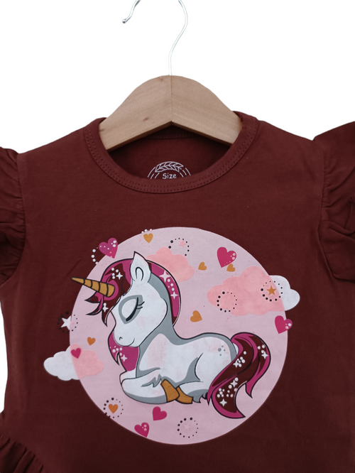 BABY TOSS UNICORN GRAPHIC TOP