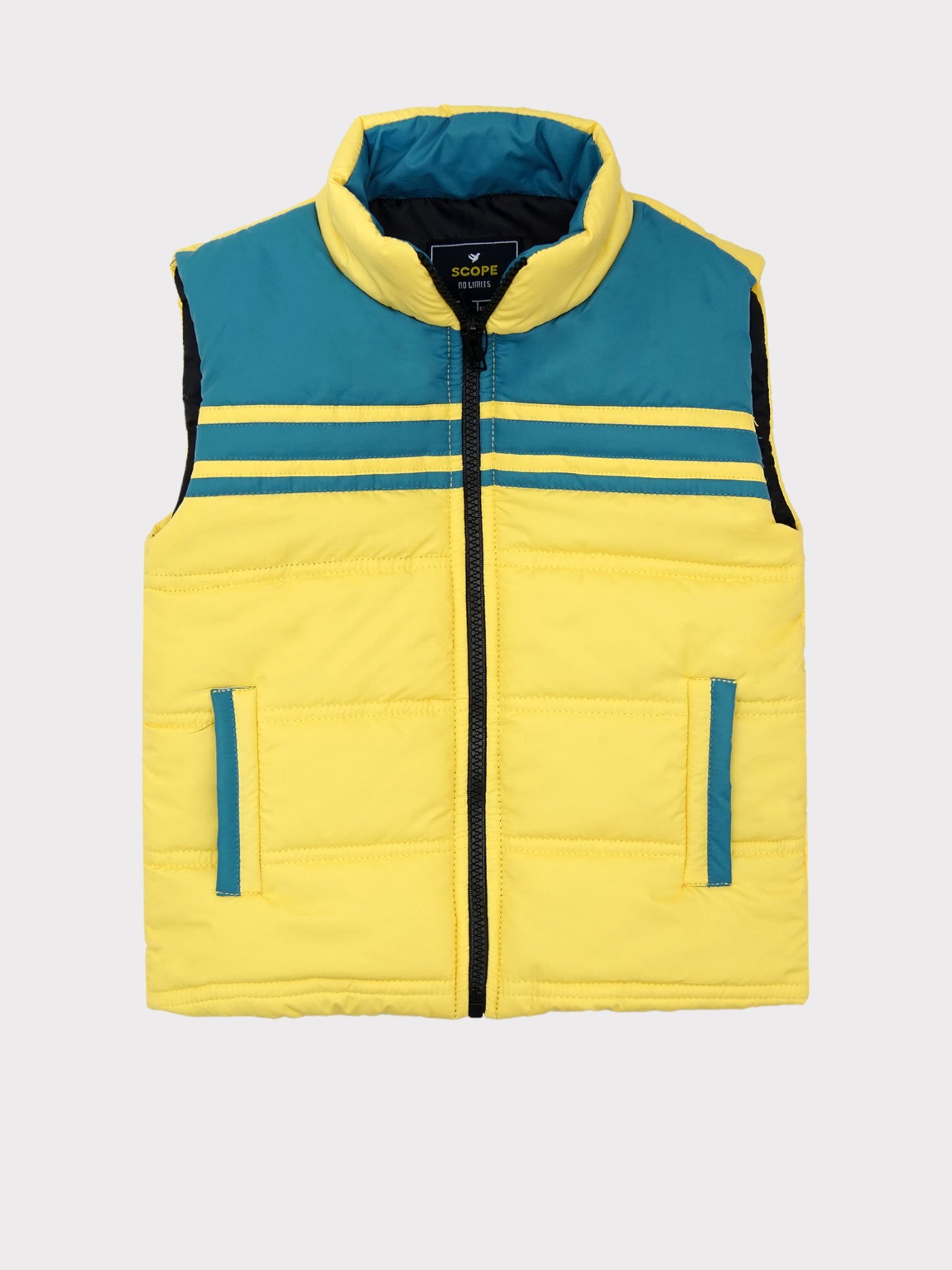 SCOPE YELLOW SLEEVELESS JACKET