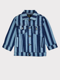 MULTI BLUE DENIM JACKET