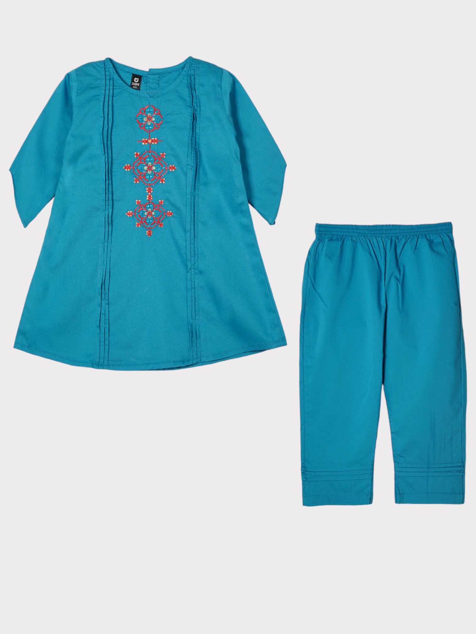 EMBROIDERED 2 PIECE SUIT