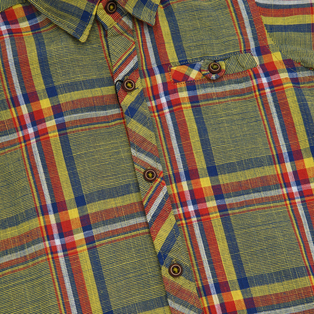 اسکوپ پیلے رنگ کی چیک شدہ شرٹ