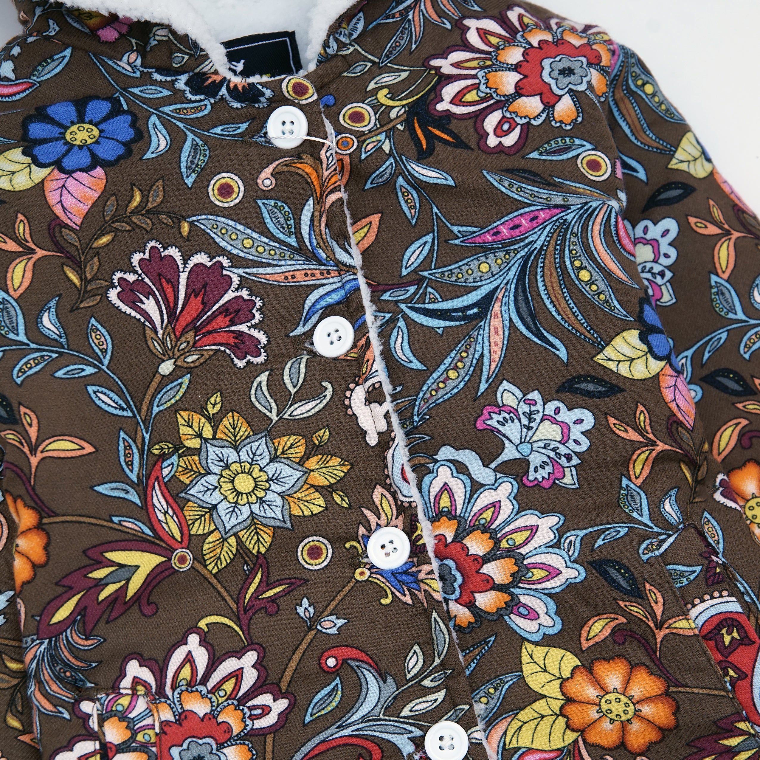 SCOPE PRINTED FUR HOOD