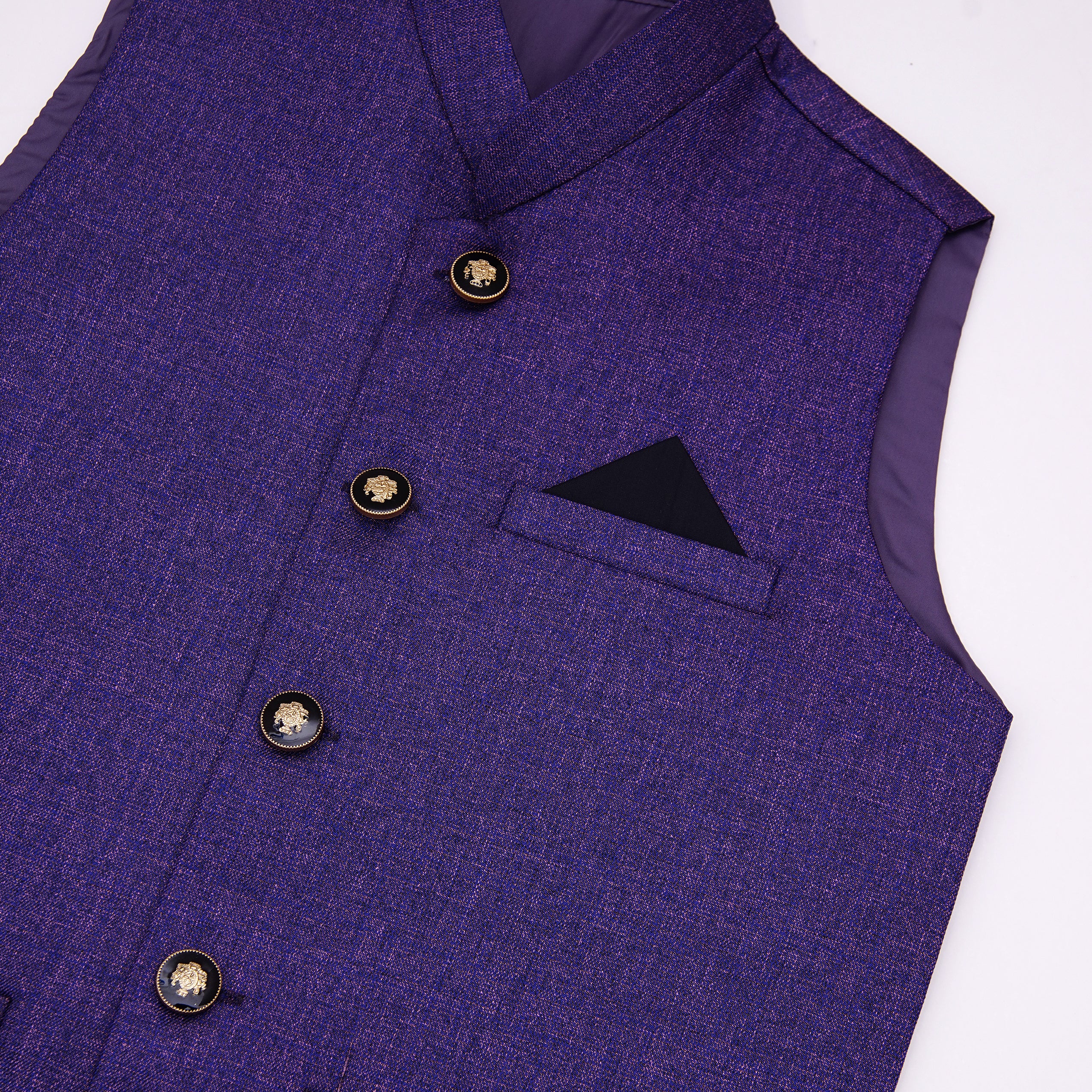 PURPLE STYLISH WAISTCOAT